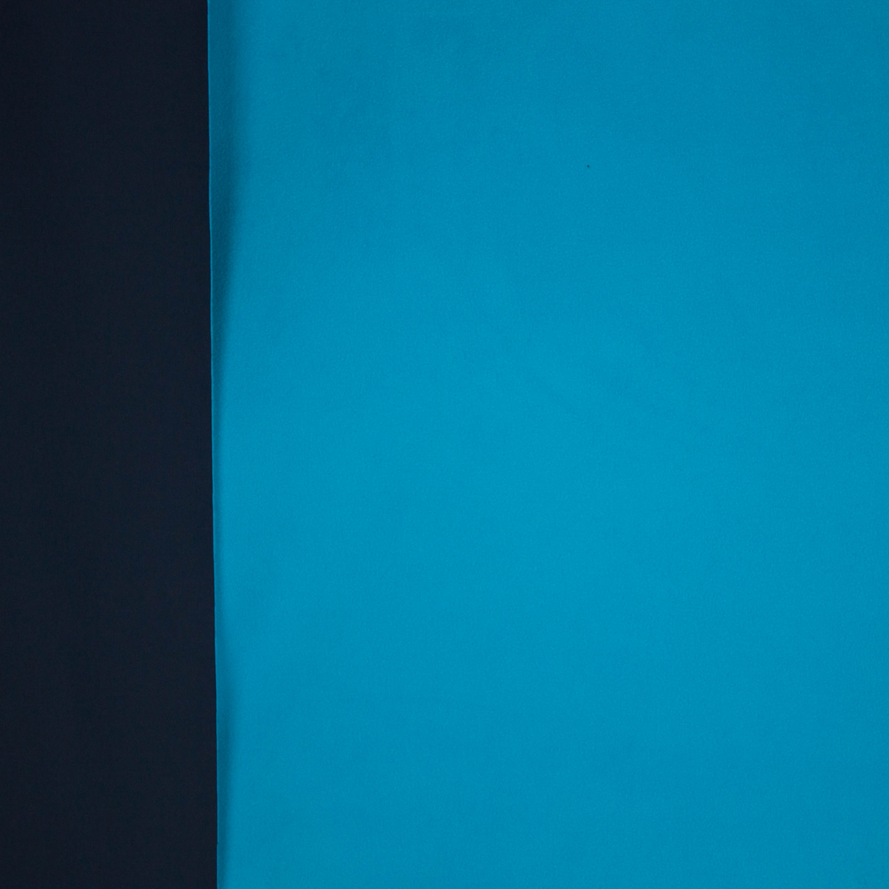 softshell donkerblauw met turquoise binnenkant