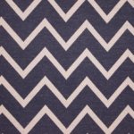 Grijsblauwe jaqcuard tricot met lichtroos zigzag motief