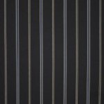 Rekbare polyester crêpe zwart met strepen - My Image