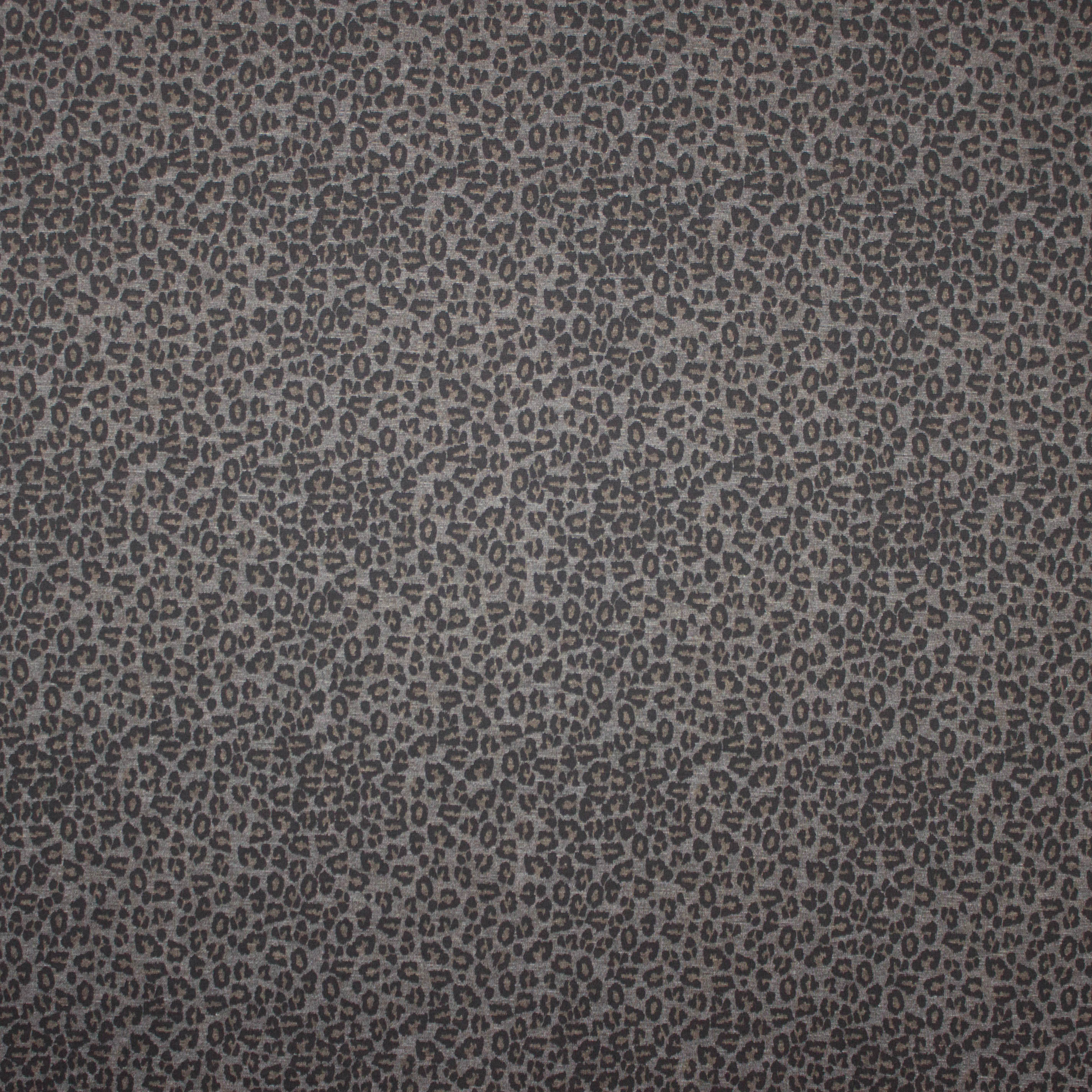 Grijze polyester / viscose tricot met pantervlekken van 'My Image'