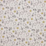 Witte tricot 'Little breakfast van Poppy'