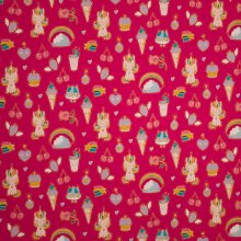 Roze french terry 'Candy Dream' van Poppy