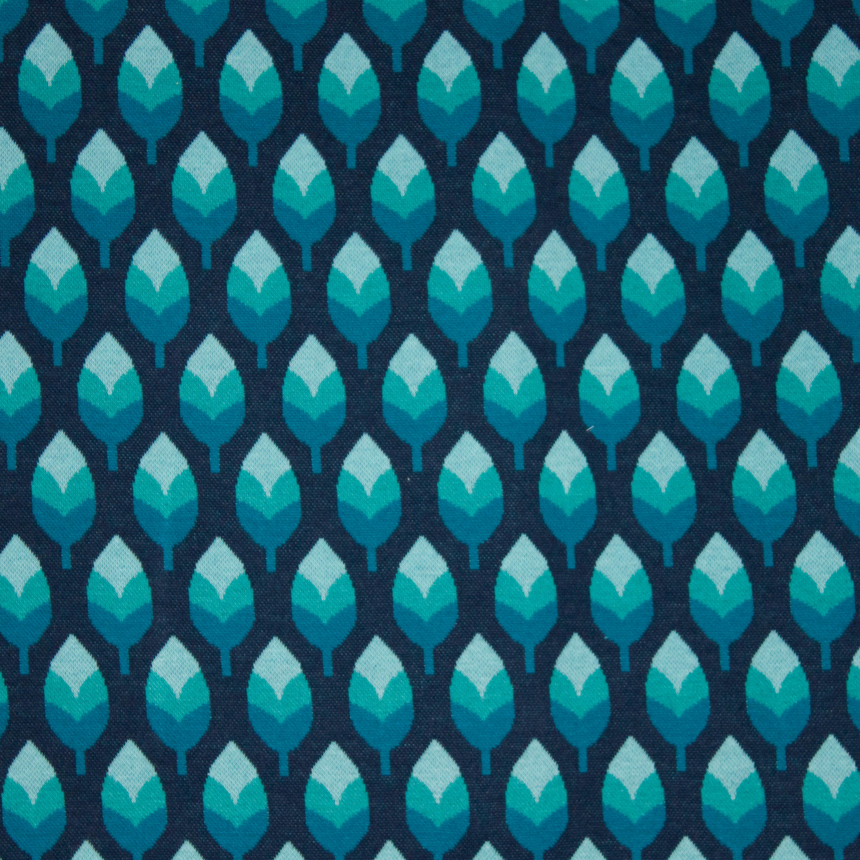 Jacquard  met blaadjes 'Bliss Grove' van 'Hamburger Liebe'
