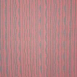 Jacquard tricot met roze en grijs abstract lijnenspel