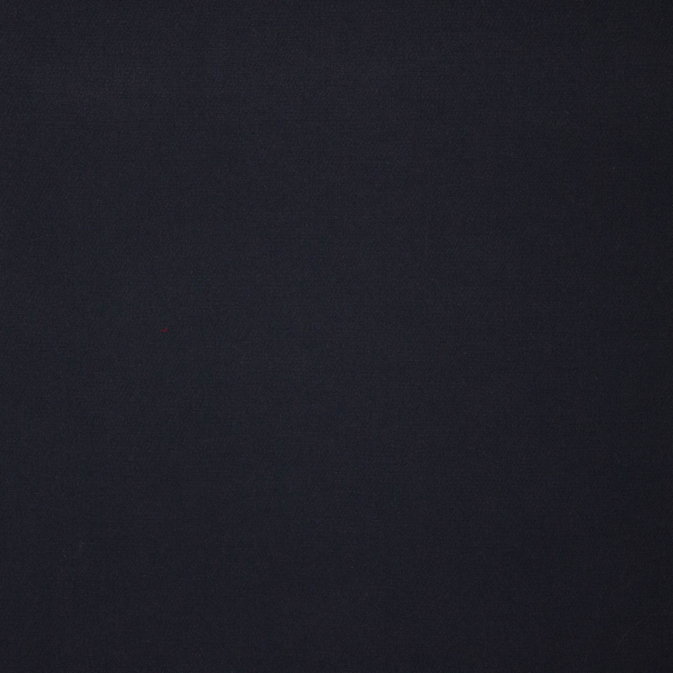 Donkerblauwe polyester / viscose stretch mengeling