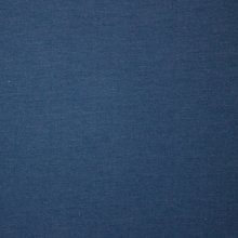 Blauwe sweaterstof in organische katoen met jeanslook