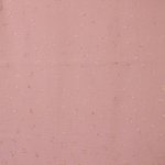 Roze tetra katoentje met gouden glitter driehoekjes