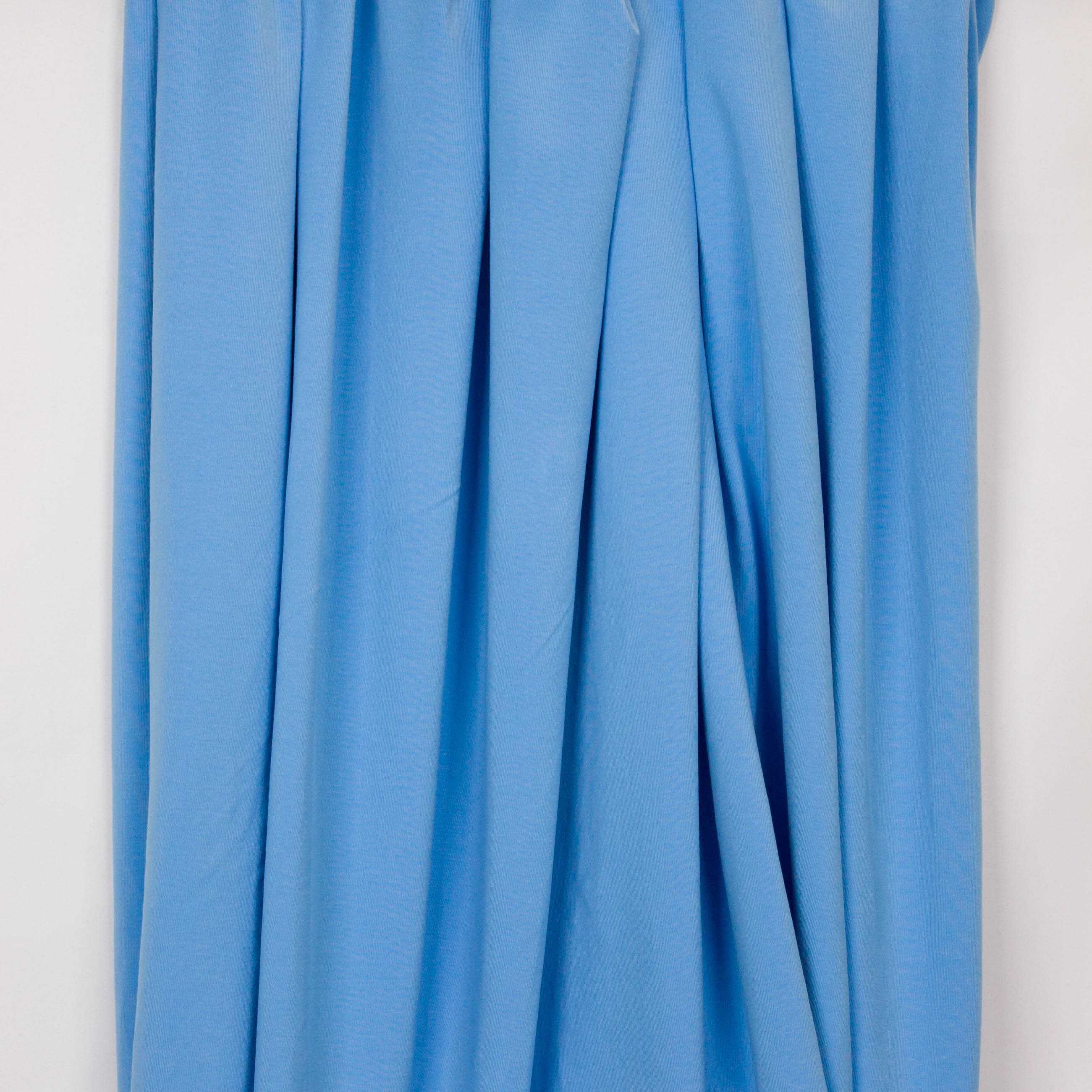 Katoen tricot blauw