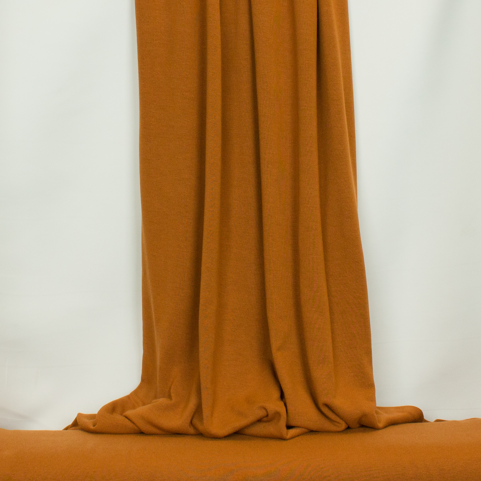 Roestbruin breitje in viscose/polyester mengeling