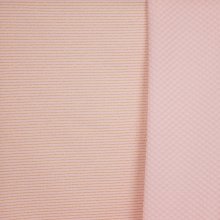 Doorgestikte sweaterstof in roze met gouden glitterstreepjes
