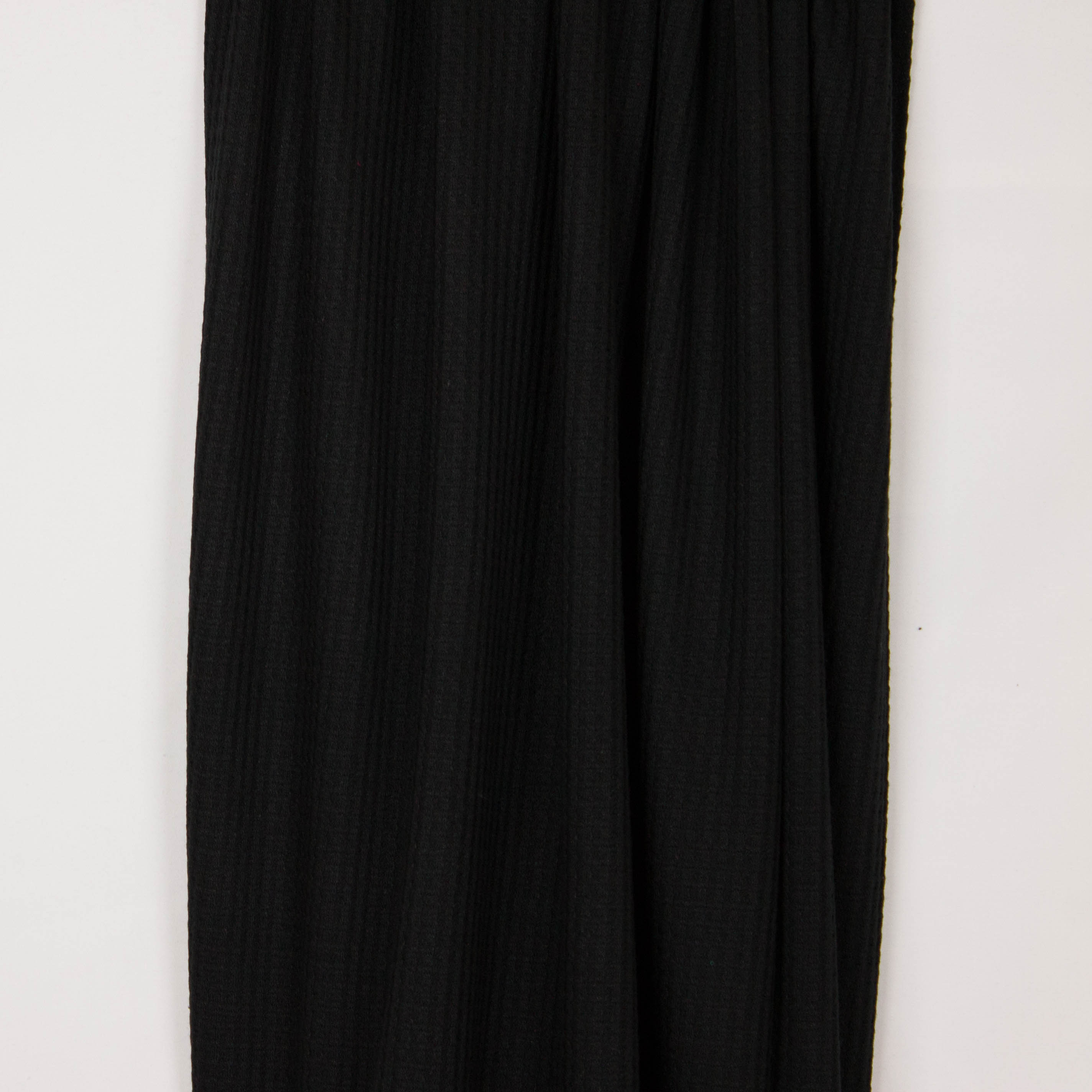 Zwarte viscose jacquard tricot van "Mind The Maker"