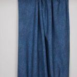 French terry met donkerblauwe jeanslook