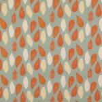 Licht turquoise lichte french terry met druppels van Little Darling