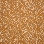 Camel viscose met wit motief van Atelier Brunette