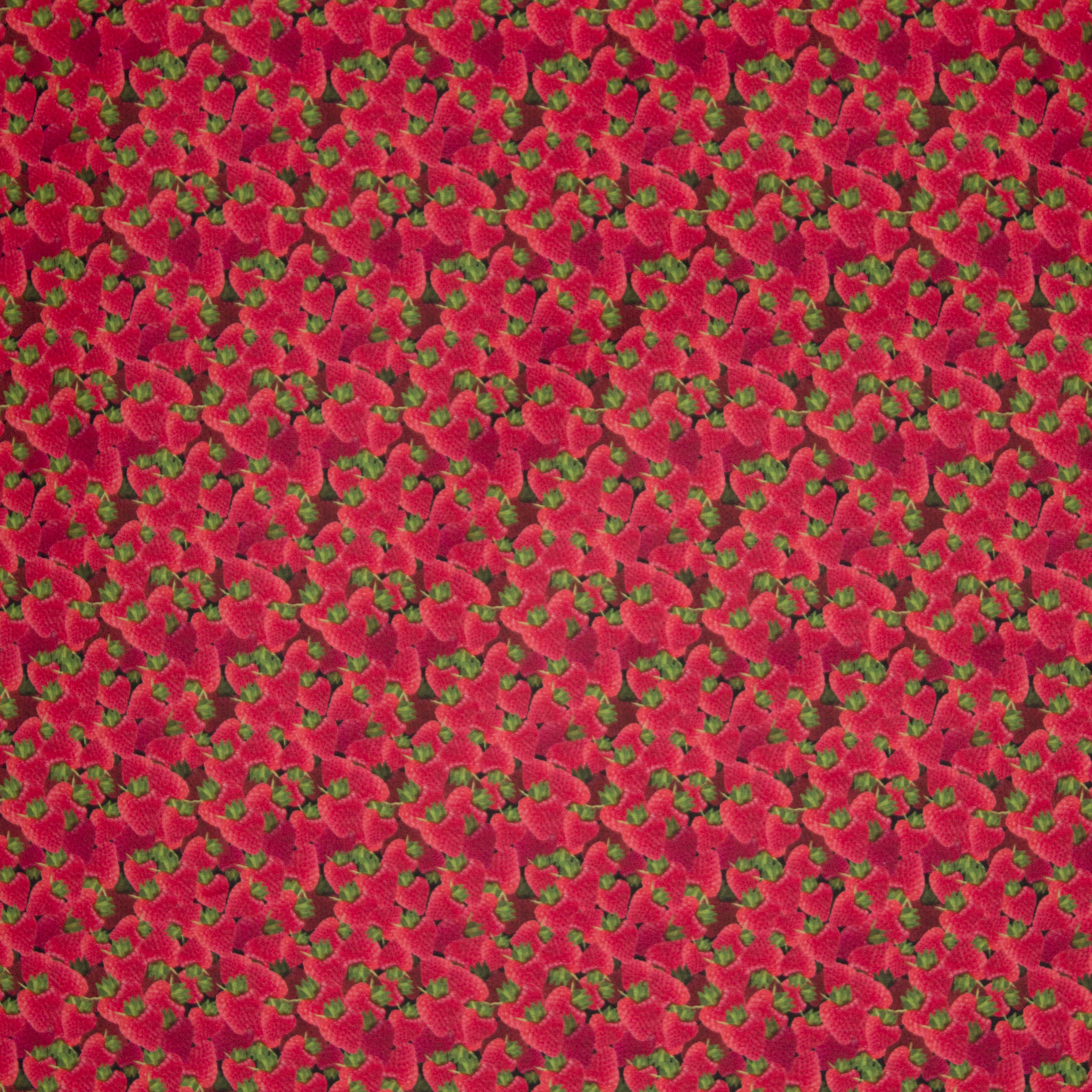 Katoen met aardbeien