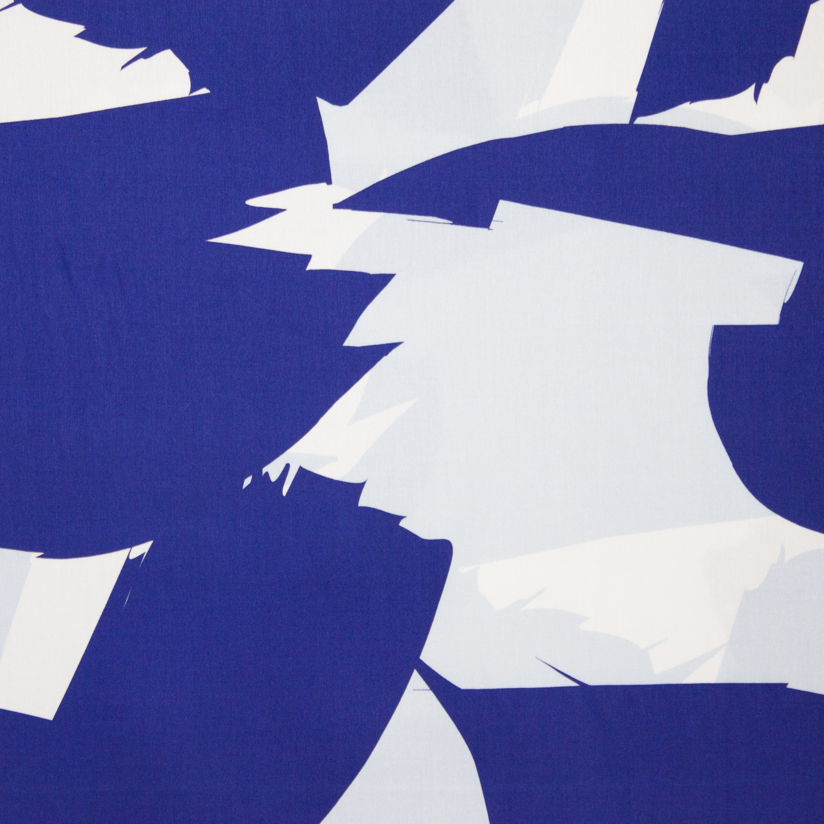 Blauwe abstracte viscose van Mind The Maker