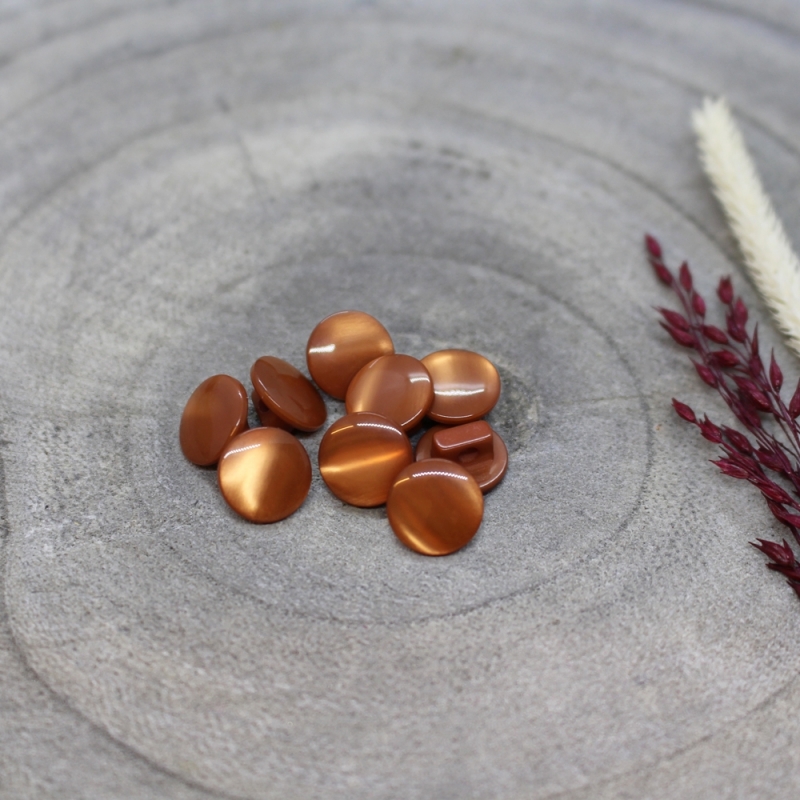 Knoopjes 10 mm 'Swing Chestnut' van Atelier Brunette