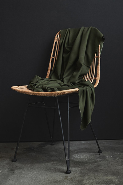 Groene viscose van Mind The Maker