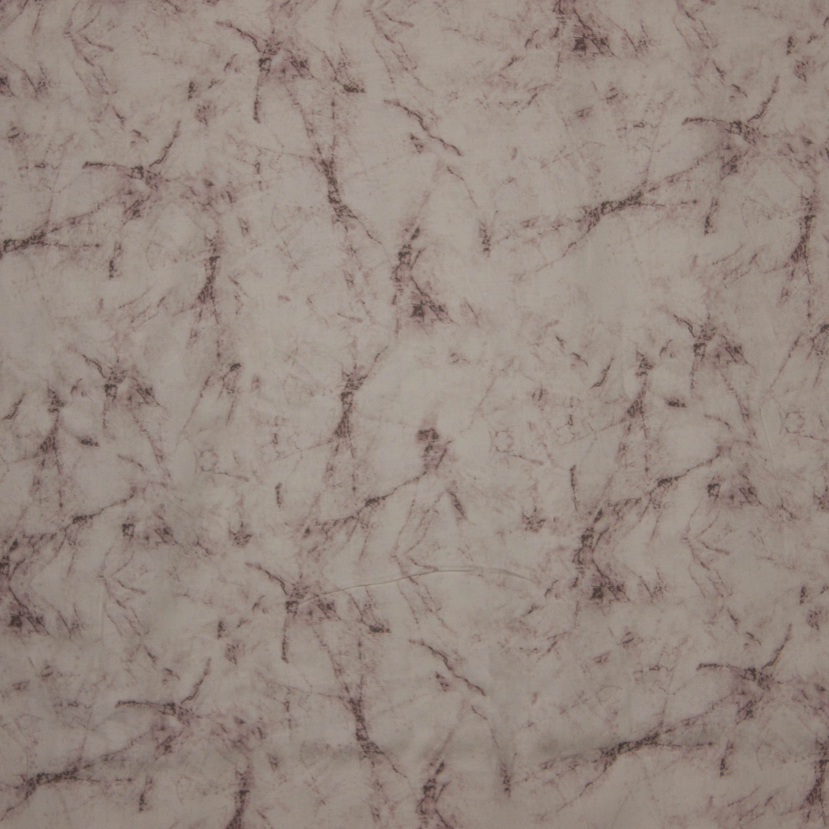 viscose met marmerprint in zacht roze