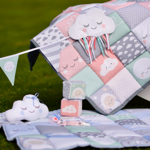 DIY set Welcome Little One van Lycklig Design stof -  Roze