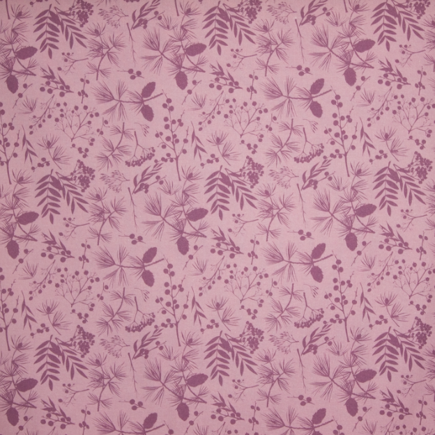 Canvas paars roze met verschillende takjes